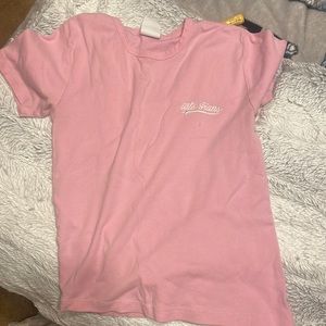 pink baby tee from urban outfitters size small